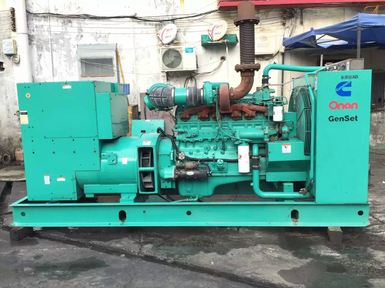 昆玉租赁发电机-柴油发电机不正常冒烟的原因